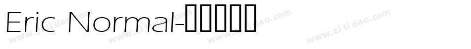 Eric Normal字体转换
